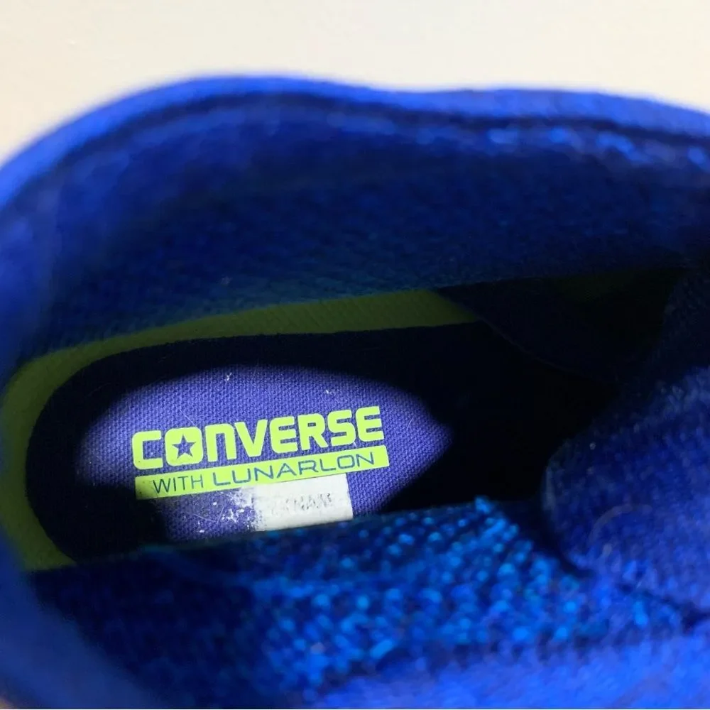 Converse All Star Collab Flyknit High Top Men’s 11.5 shoes True Indigo - Picture 6 of 7